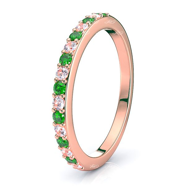 Rose Diamond and Emerald