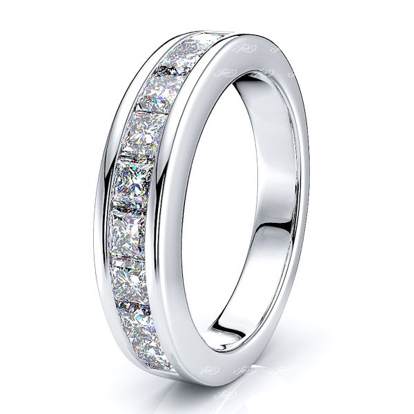 Mariangela Channel Set Women Anniversary Wedding Ring