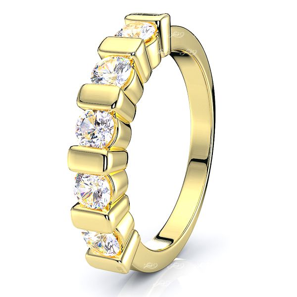 Sidonie Diamond Women Anniversary Wedding Band