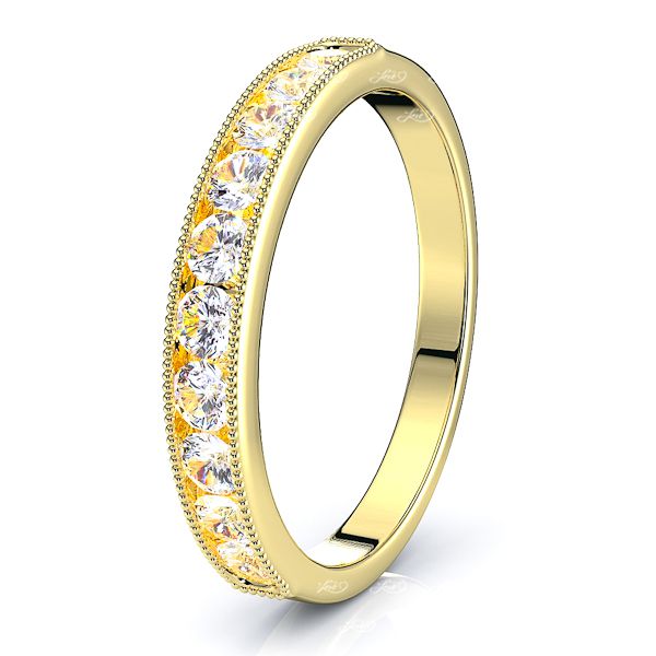 Alessia Milgrain Women Anniversary Wedding Band