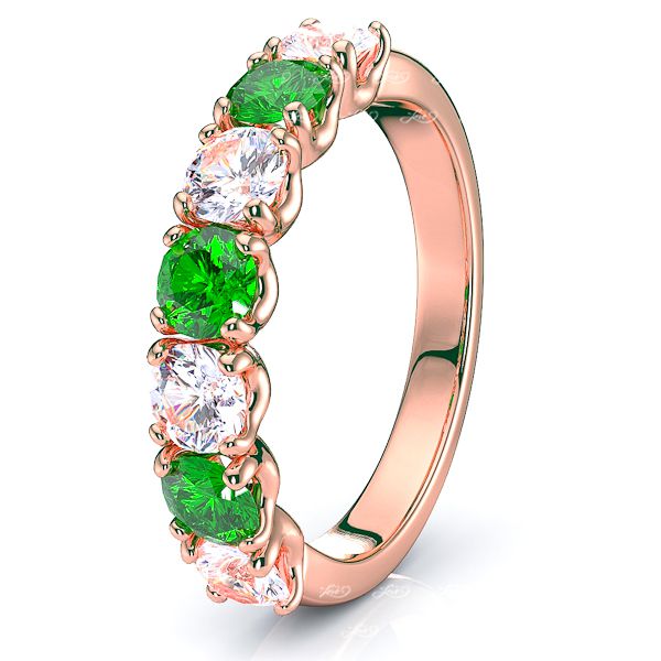 Rose Diamond and Emerald