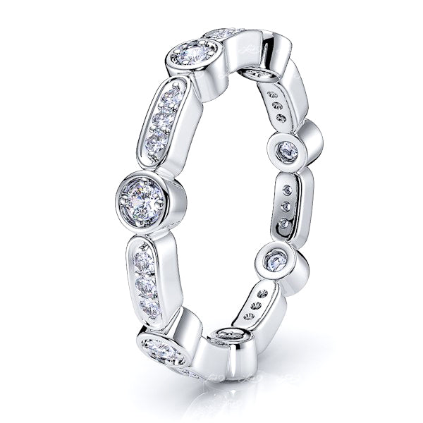Isolde Diamond Wowomen Eternity Wedding Ring