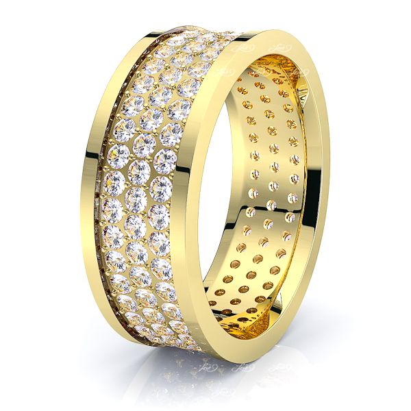 eve Mens Diamond Wedding Band