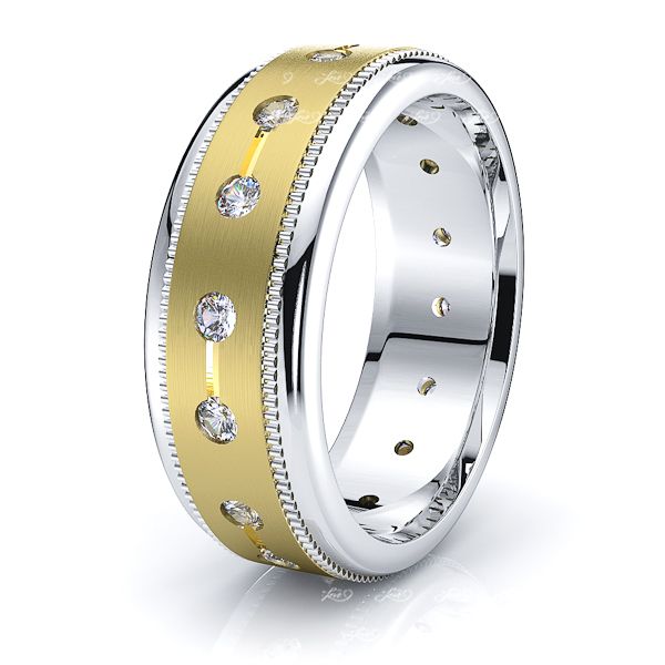 Persephone Mens Diamond Wedding Ring