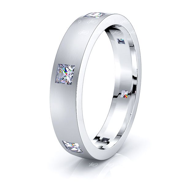 Leah Mens Diamond Wedding Ring