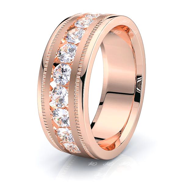 Naomi Mens Diamond Wedding Band