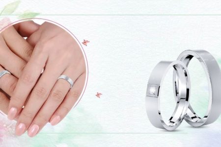 Customized His and Hers Matching Wedding Rings Set