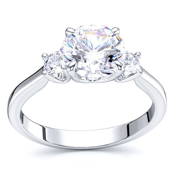 Pittsburgh Three Stone Diamond Engagement Ring