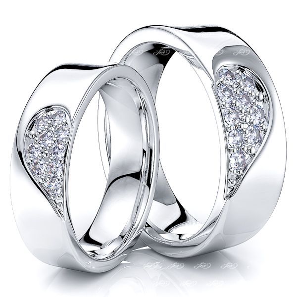 Wedding ring set hot sale his and hers