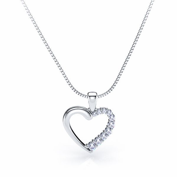 Lucinda Diamond Journey Heart Pendant