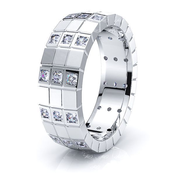 Anna Mens Diamond Wedding Ring