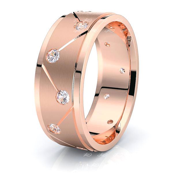 Lilou Mens Diamond Wedding Ring