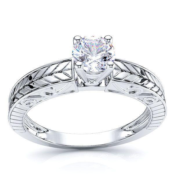 Las Vegas Solitaire Antique Engagement Ring