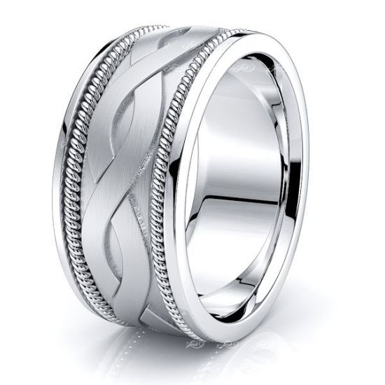 Cyrus Mens Hand Braided Wedding Ring 