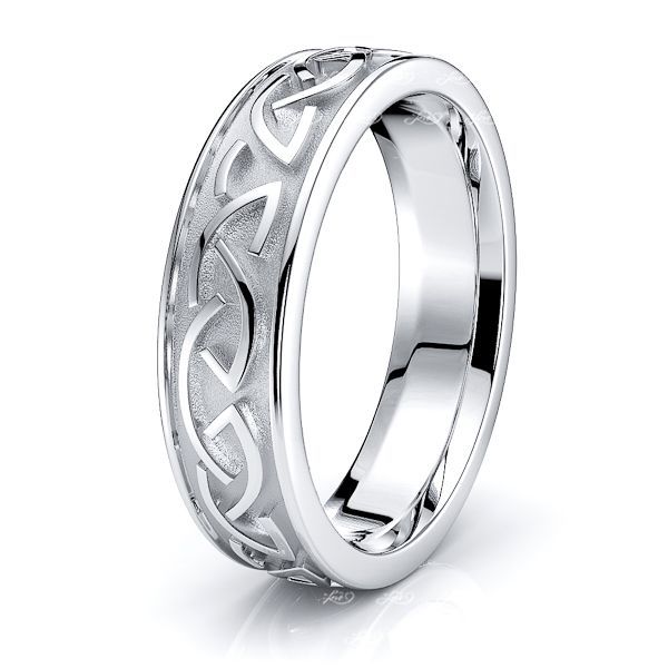 Fiona Celtic Knot Women Wedding Ring