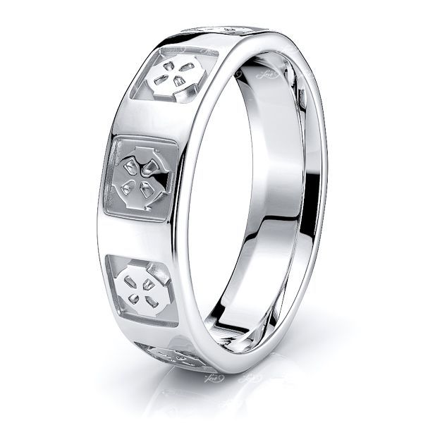 Tyler Celtic Cross Women Wedding Ring