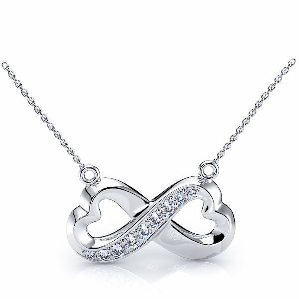 Arnaude Diamond Heart Pendant