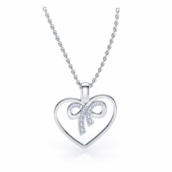 Jessamond Heart Diamond Pendant