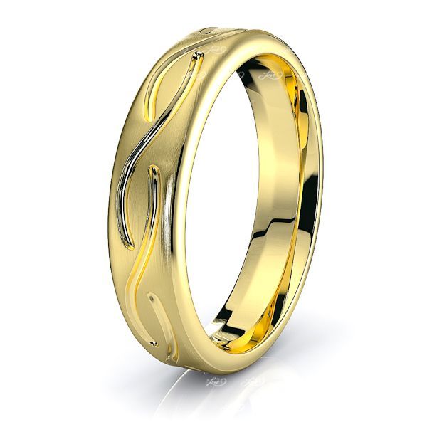 Oran Celtic Knot Mens Wedding Ring