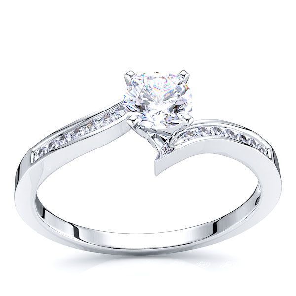 Montreal Sidestone Engagement Ring