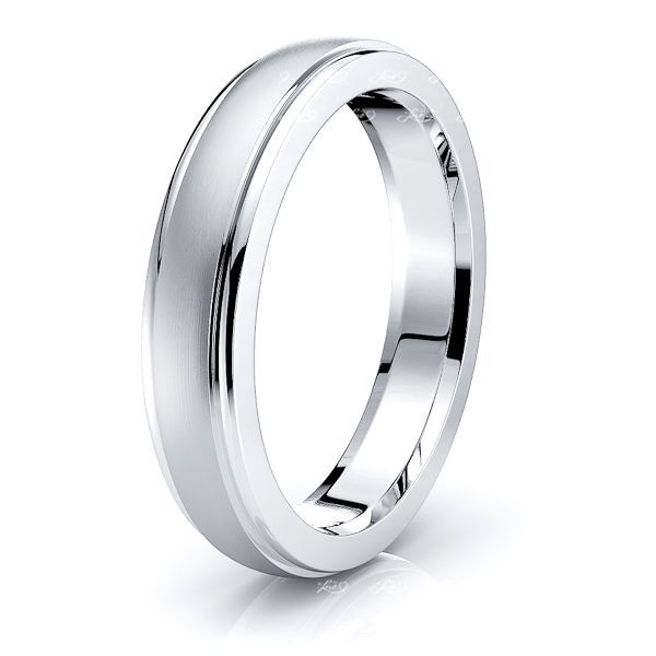 Nadia Solid 4mm Mens Wedding Band