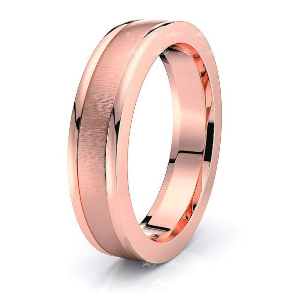 Tatiana Solid 5mm Mens Wedding Ring