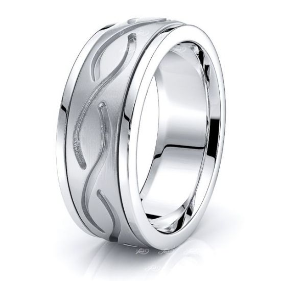 Cameron Celtic Knot Mens Wedding Ring