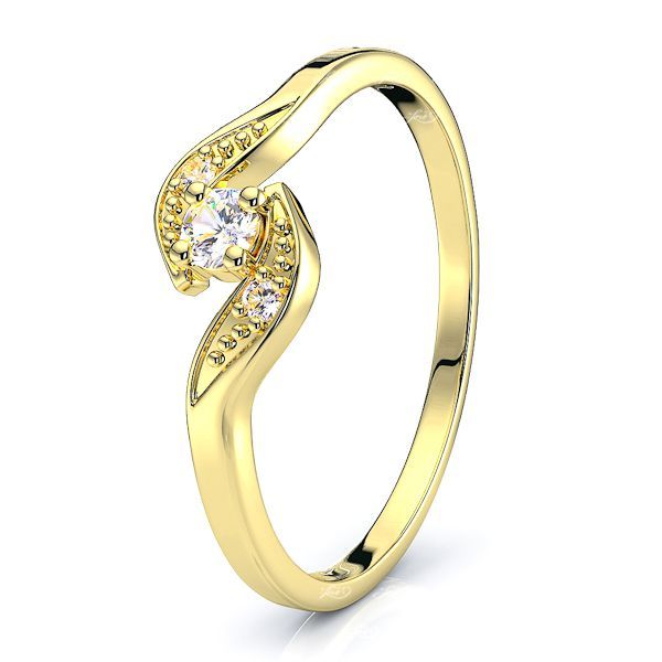 Agnes Pave Set Women Anniversary Wedding Ring