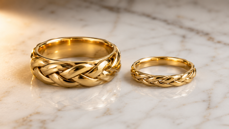 Braided His and Hers Wedding Bands: Types, Symbolism & Complete Guide