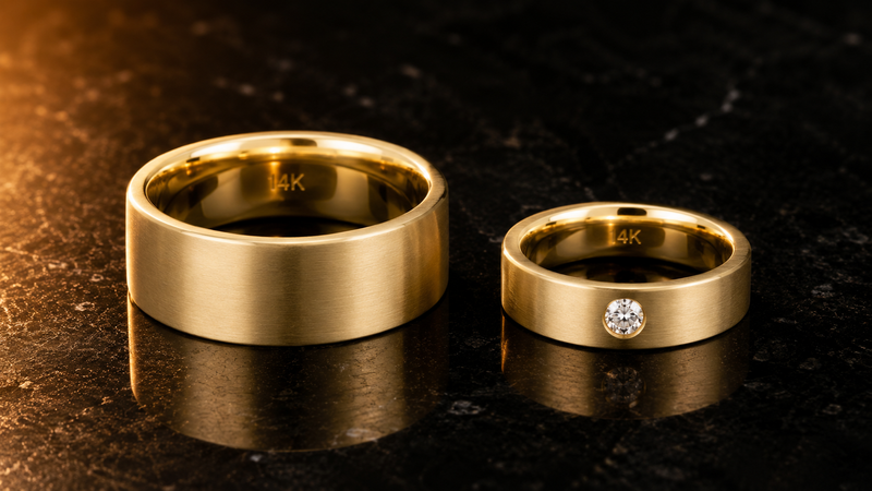 Wide Band His and Hers Wedding Bands: The Complete 6mm–10mm Guide