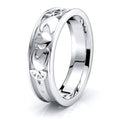 Custom Celtic knot men's wedding band