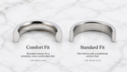 Comfort Fit His and Hers Wedding Bands: The Complete Interior Profile Guide