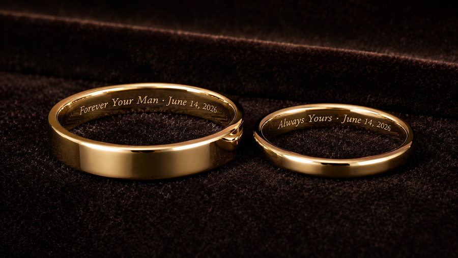 Interior vs. Exterior Ring Engraving: The Complete Couples' Guide