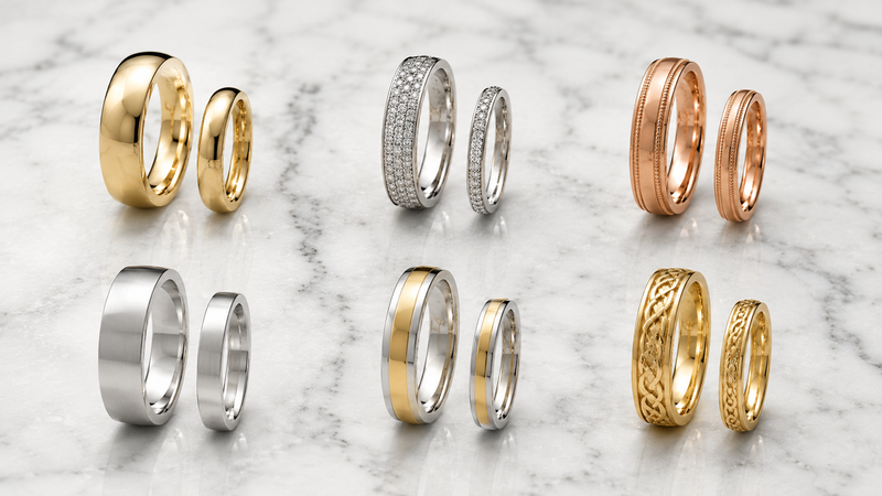 The Best His and Hers Wedding Band Sets of 2026 — By Metal, Style, and Budget