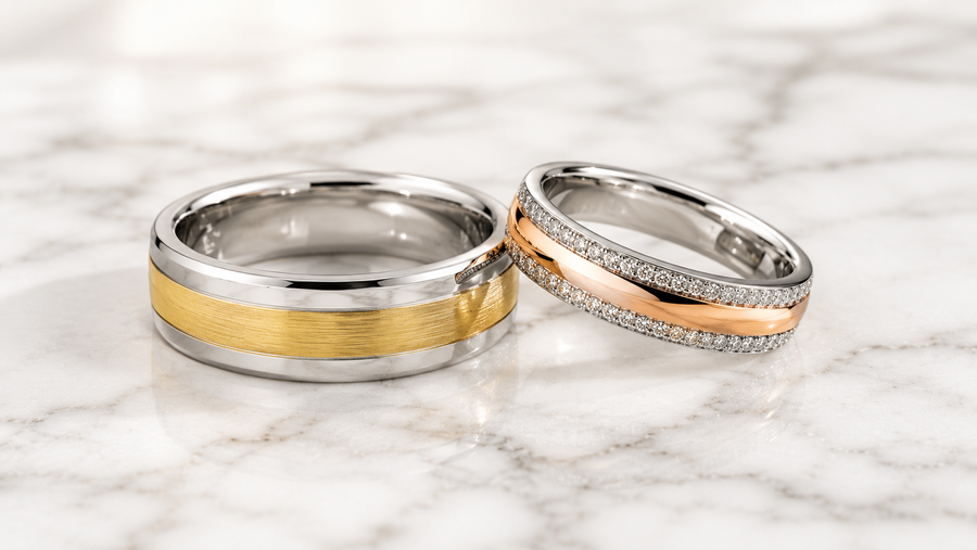 Mixing Metals: Is a Two-Tone Wedding Band Right for You Two?