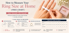 How to Measure Your Ring  Size at Home (Free Chart)