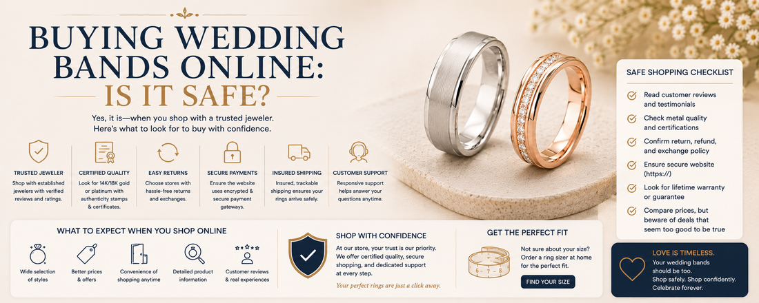 Buying Wedding Bands Online: Is It Safe?