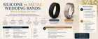Silicone vs Metal Wedding Bands: Which Is Right for You?