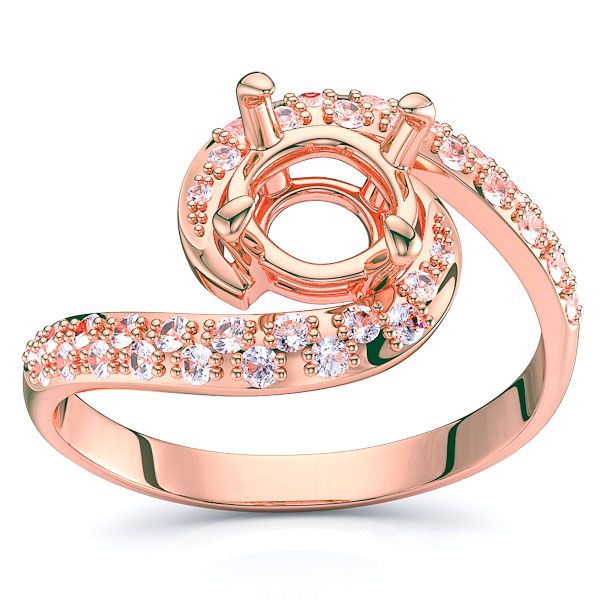 Nevada Halo Engagement Ring