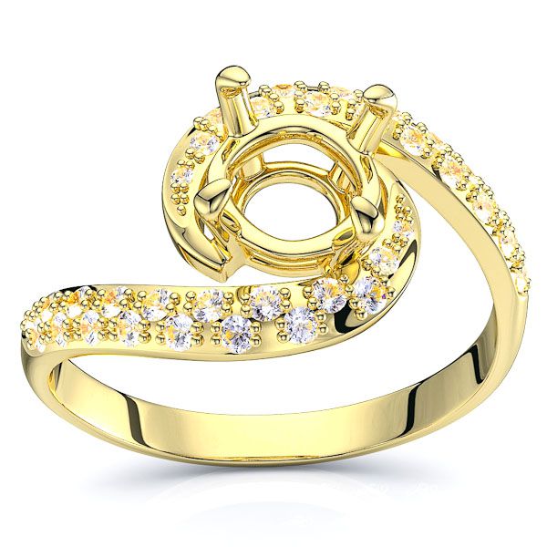 Nevada Halo Engagement Ring