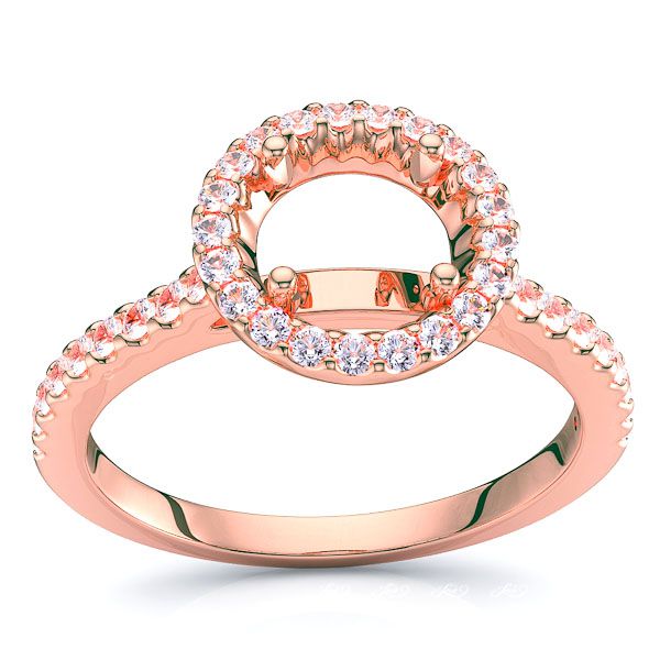 Michigan Halo Engagement Ring