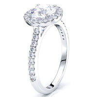 Michigan Halo Engagement Ring