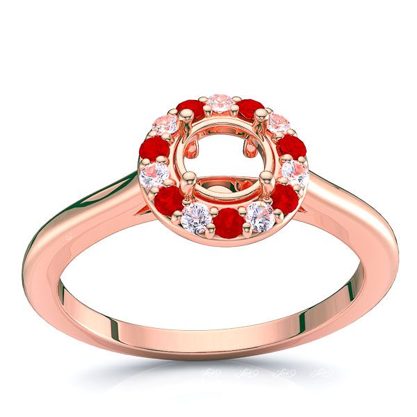 Rose Diamond and Ruby