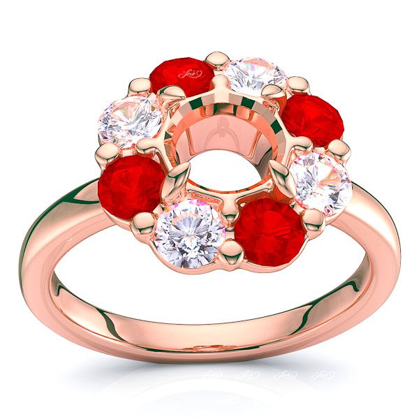 Rose Diamond and Ruby