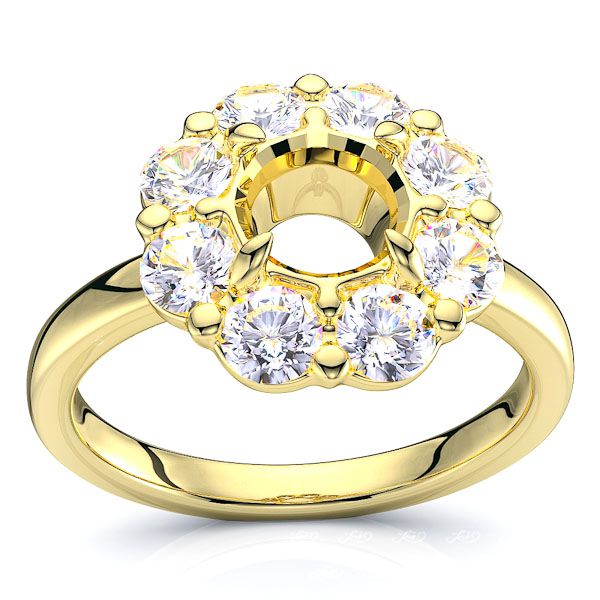 North Carolina Halo Engagement Ring