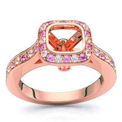 Rose Diamond and Pink Sapphire