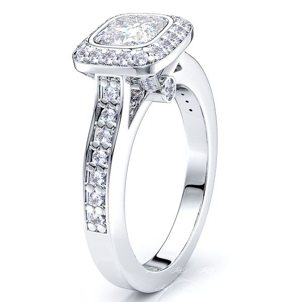 Kentucky Halo Engagement Ring