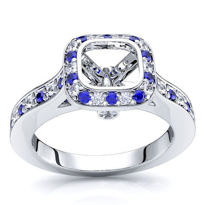 White Diamond and Blue Sapphire