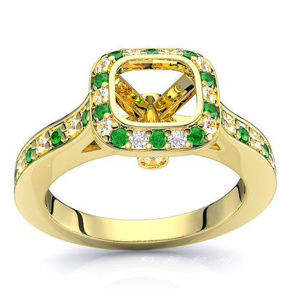 Yellow Diamond and Emerald