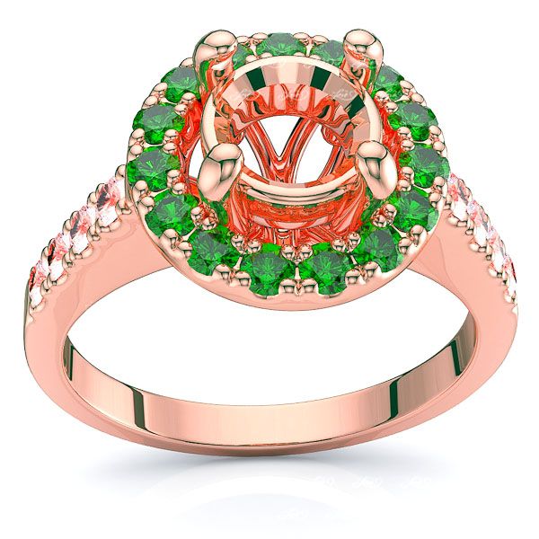 Rose Diamond and Emerald